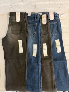 wonder nation Kids Jeans in Blue and Black - Pack of Mixed Washes